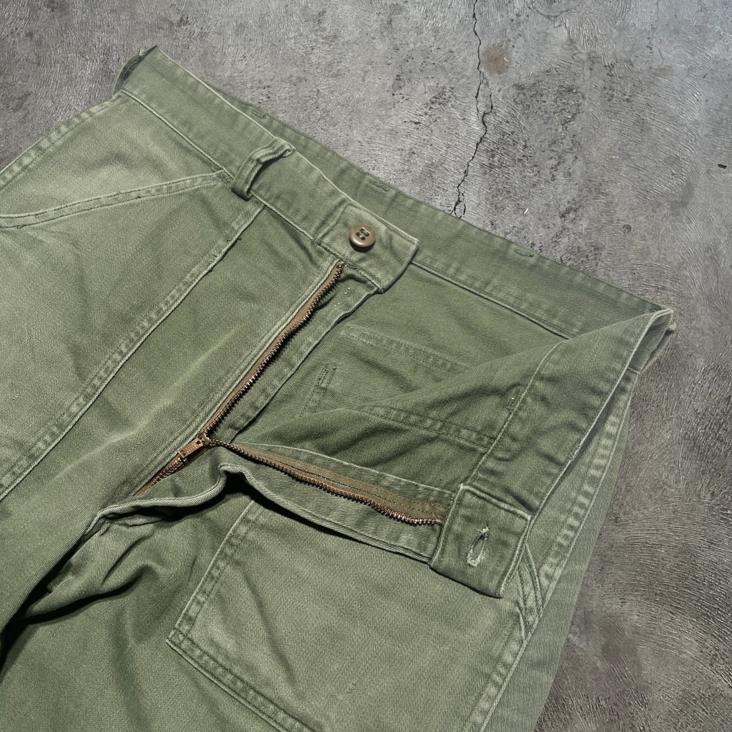 60s OG-107 Military Pants Green Size 31x33