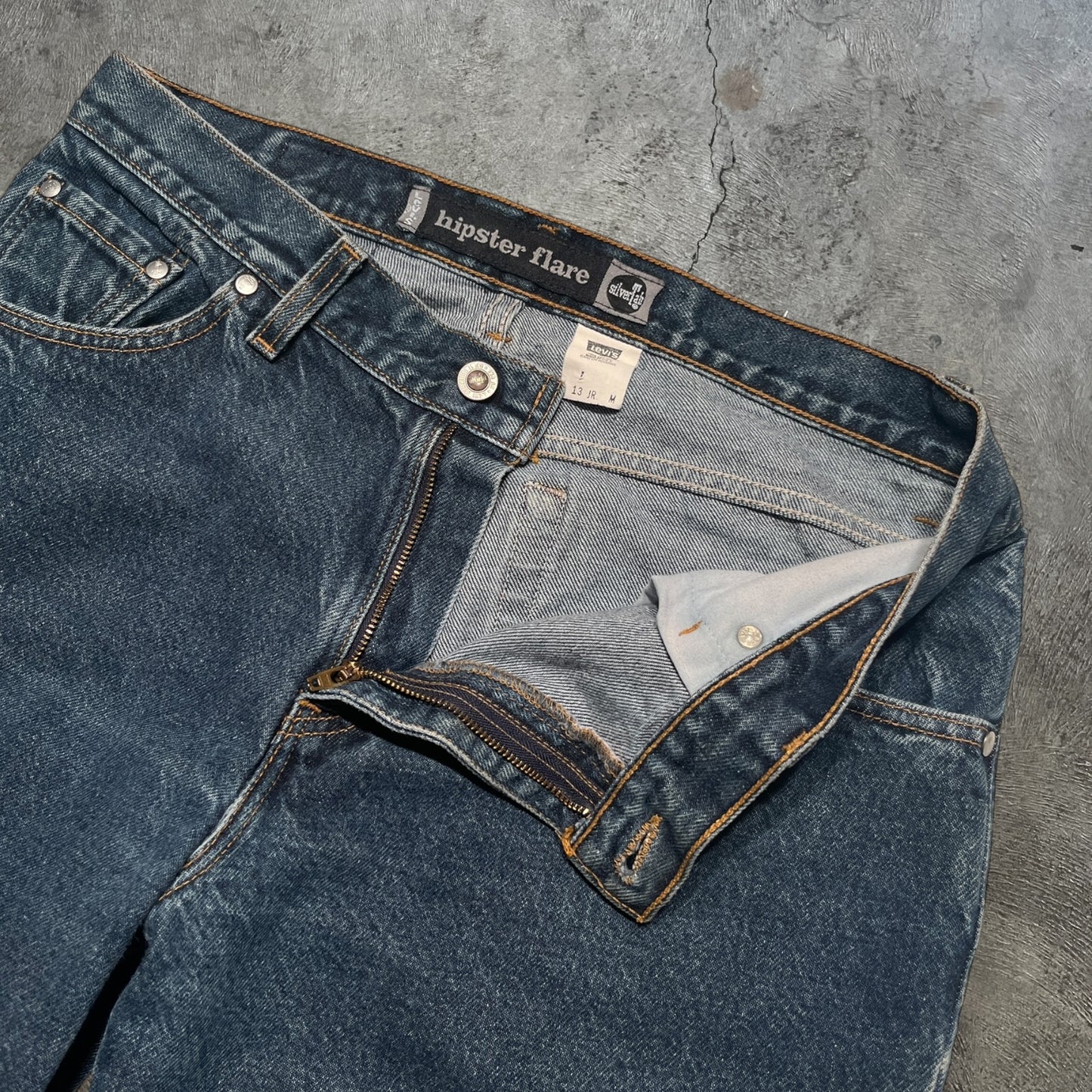 90s Levi’s Silvertab Bootcut Flare Jeans Blue Size 34x32