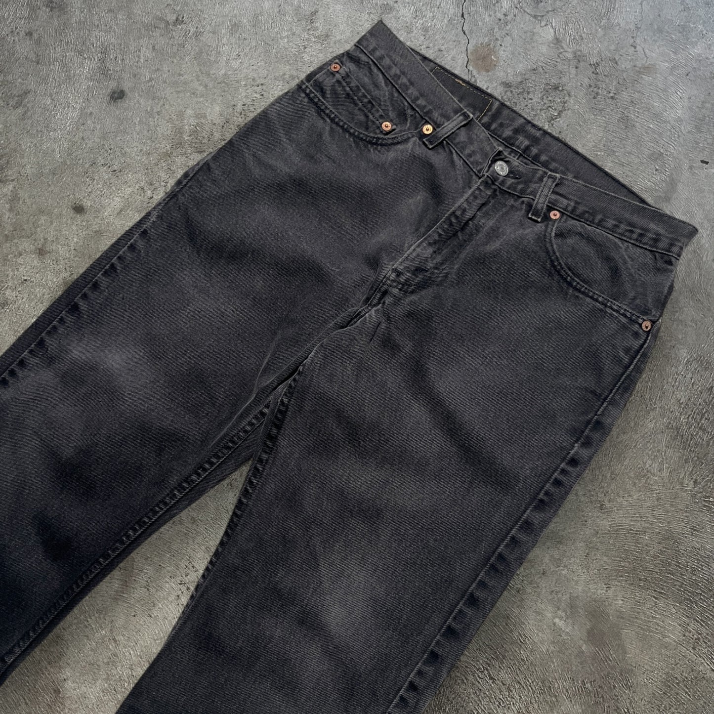 90s Levi's 505 Jeans Black Size 32x27.5
