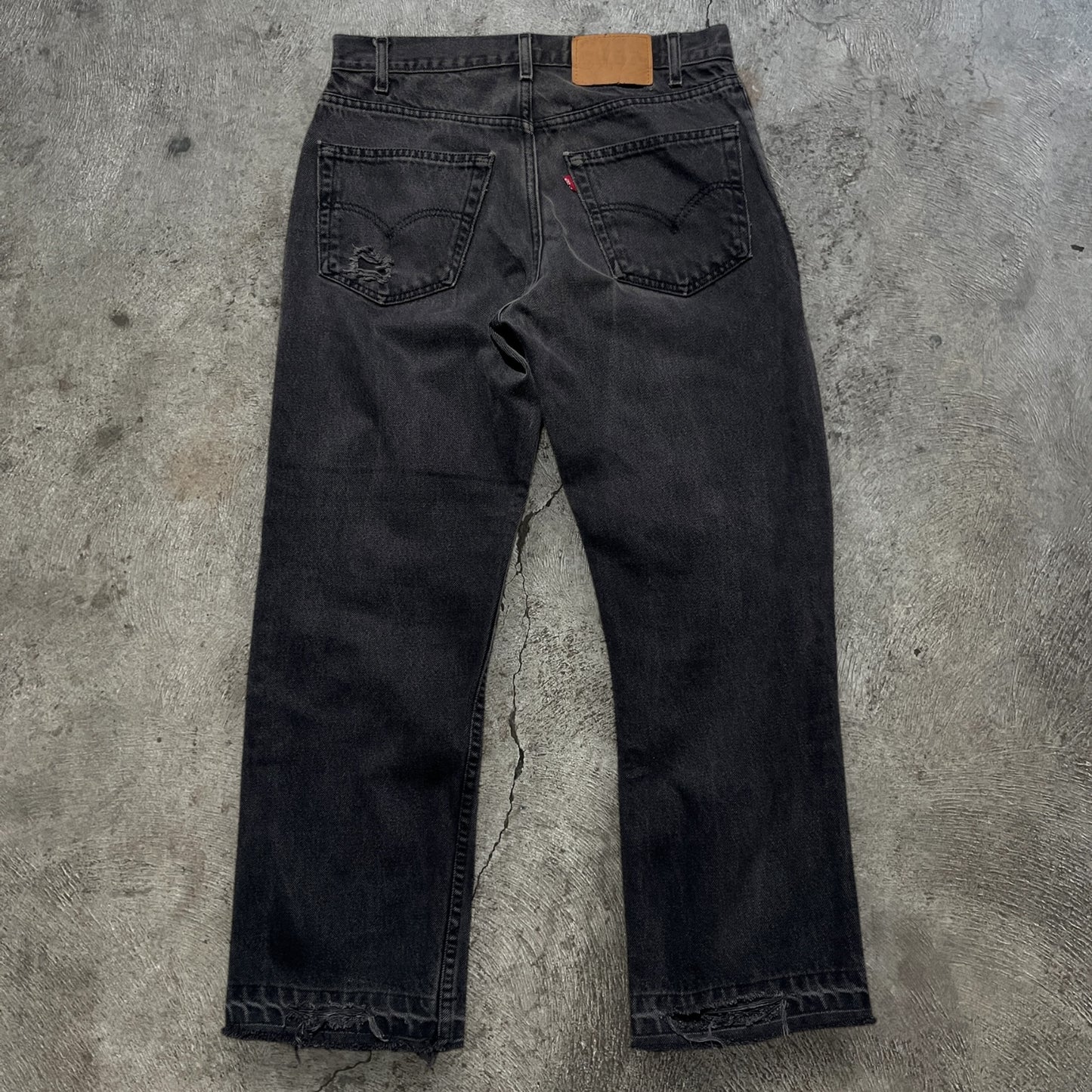 90s Levi's 505 Jeans Black Size 32x27.5