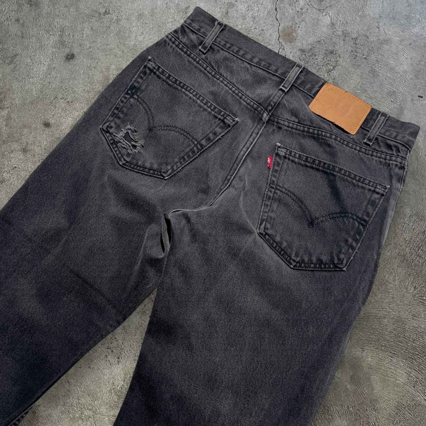 90s Levi's 505 Jeans Black Size 32x27.5