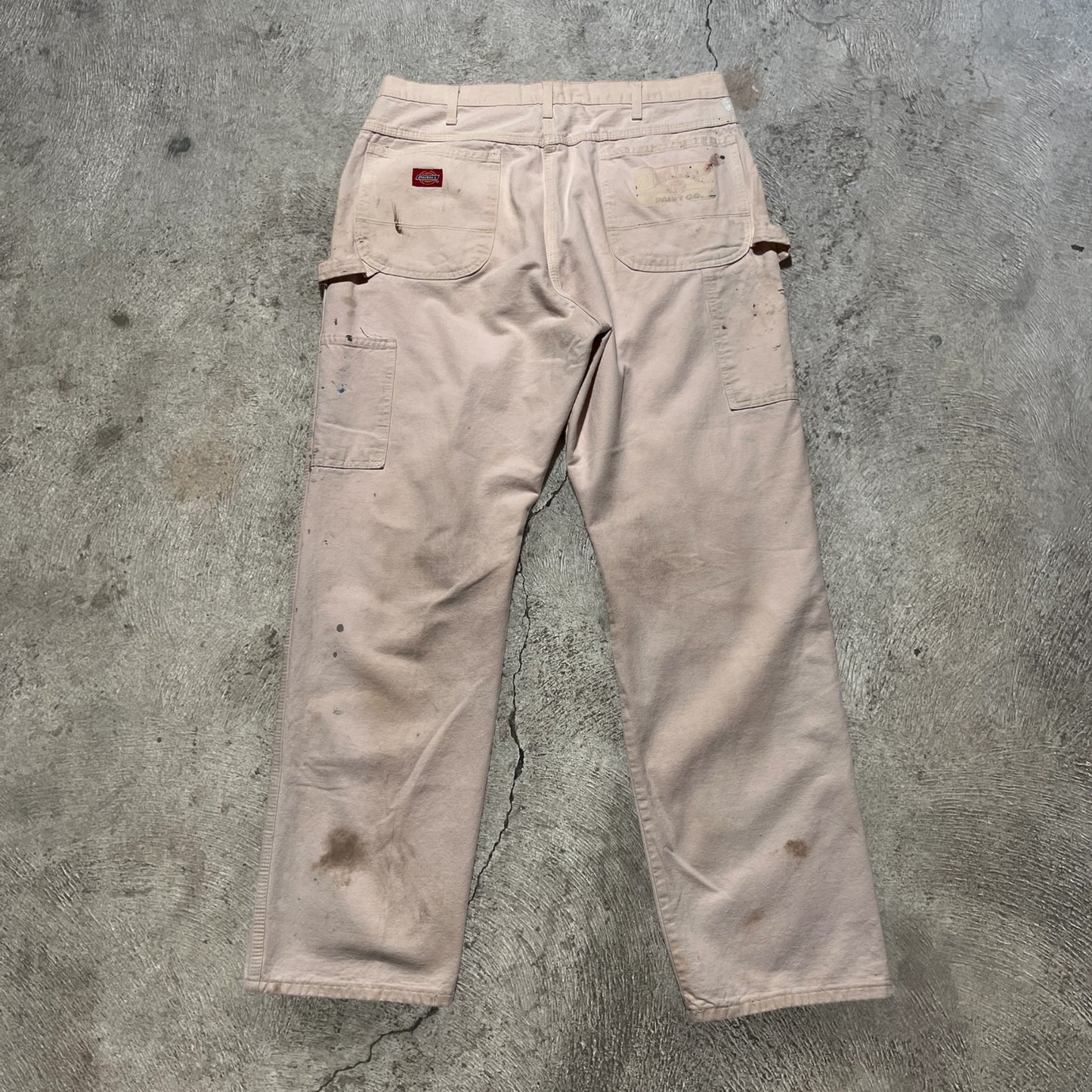 70s Dickies Painter Pants Cream Size 35x32.5