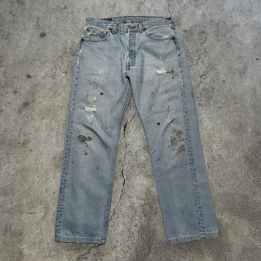 90s Levi’s 501 Jeans Blue Size 31x28