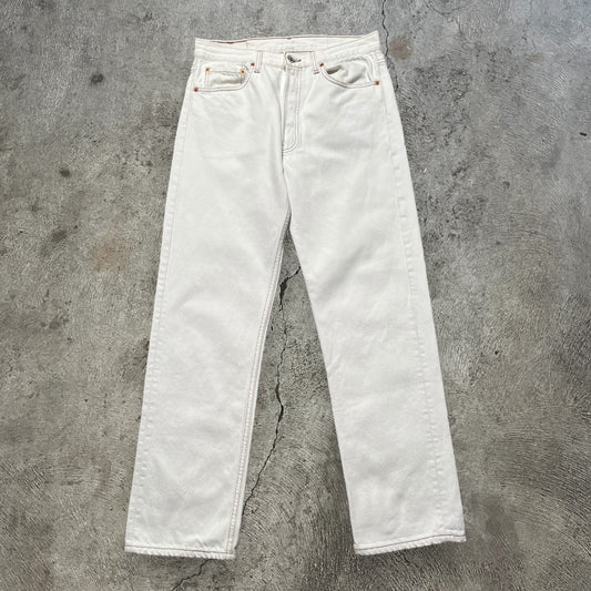 90s Levi's 501 Jeans White Size 31x30