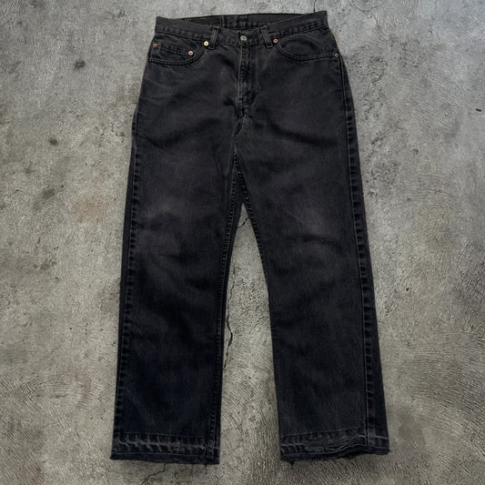 90s Levi's 505 Jeans Black Size 32x27.5