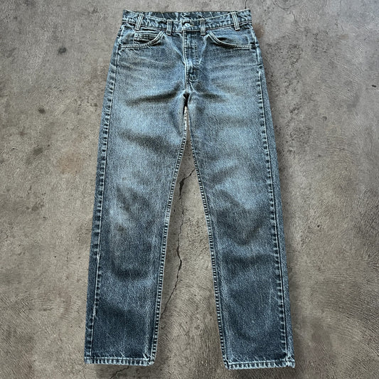 90s Levi's 505 Jeans Faded Black Size 31x29